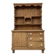 Antique English two-body buffet in solid pine (renovated)