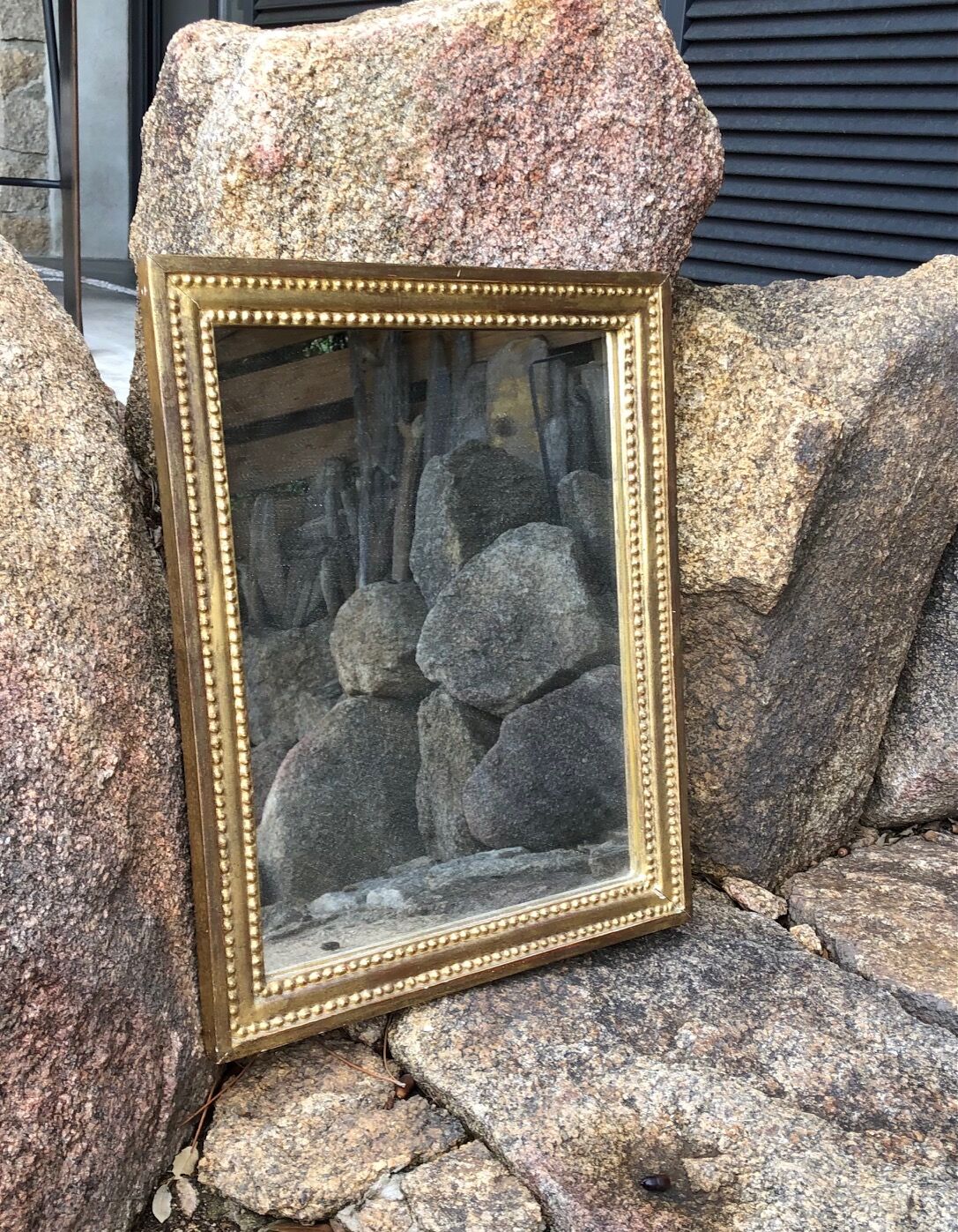 Gilded wooden mirror 50x40