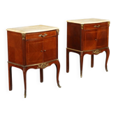 Pair of bedside tables Stabilimento Grazioli Gaudenzi Milan XX Century