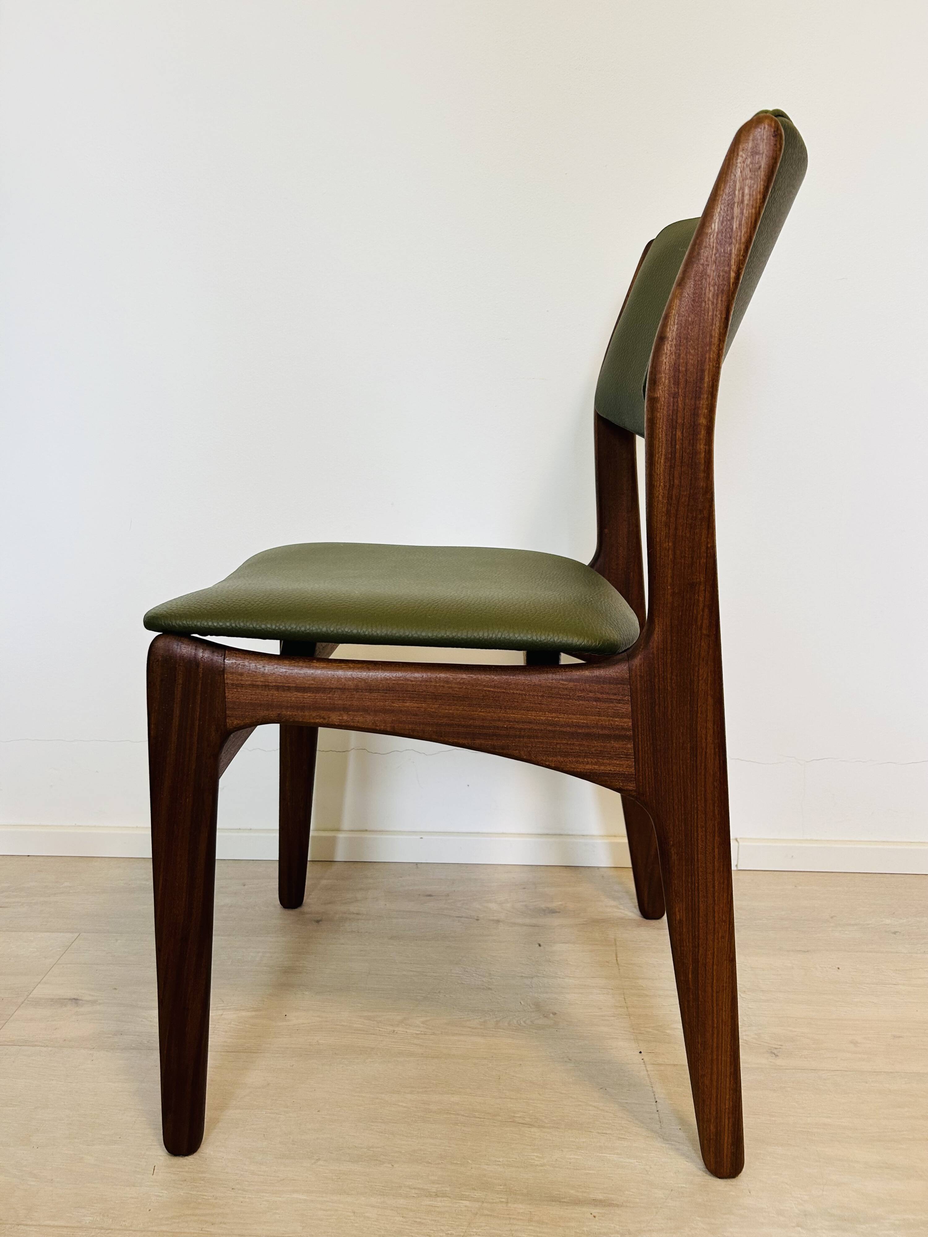 Scandinavian Style Teak Dining Chairs, 1960’s Set of 2