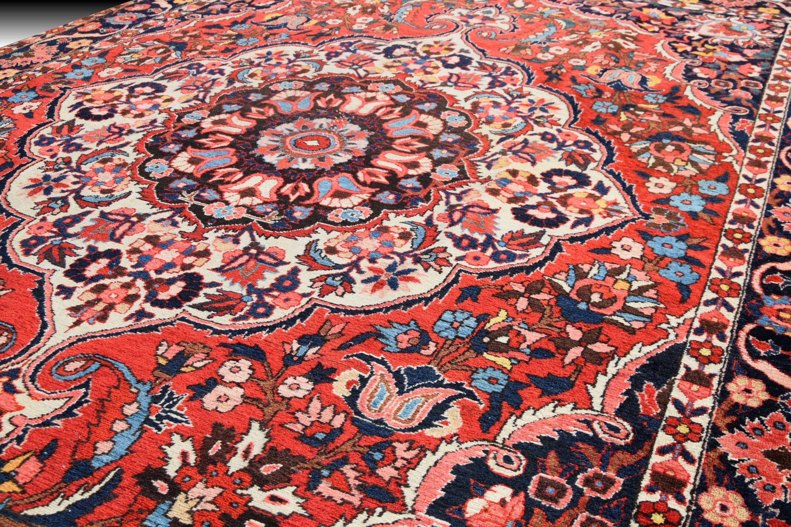 Persian Iran Saman Oriental Rug: 3.20 X 2.07 Meters - Made in
