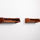 Aksel Kjersgaard floating nightstands No 24 in teak Odder Denmark 1960