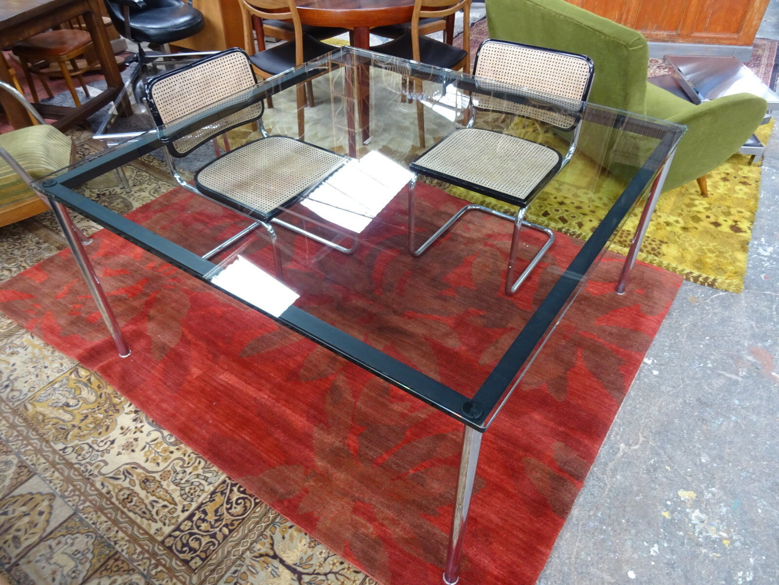 Table haute LC10 Le Corbusier édition Cassina