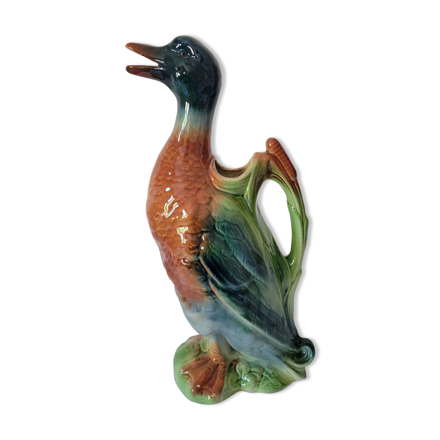 Zoomorphic pitcher duck Saint Clément