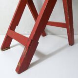 old folding wooden side table