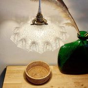 Suspension vintage verre de Clichy