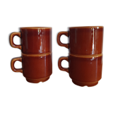 Lot de 4 tasses à expresso