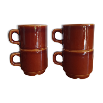 Lot de 4 tasses à expresso