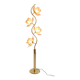 Floor lamp / Lotus flower floor lamp Italian design vintage 1970s