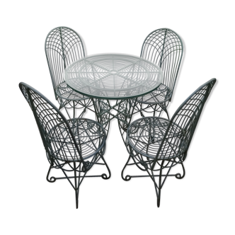 Vintage garden table and chairs