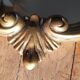 Miroir rocaille doré 42x74cm
