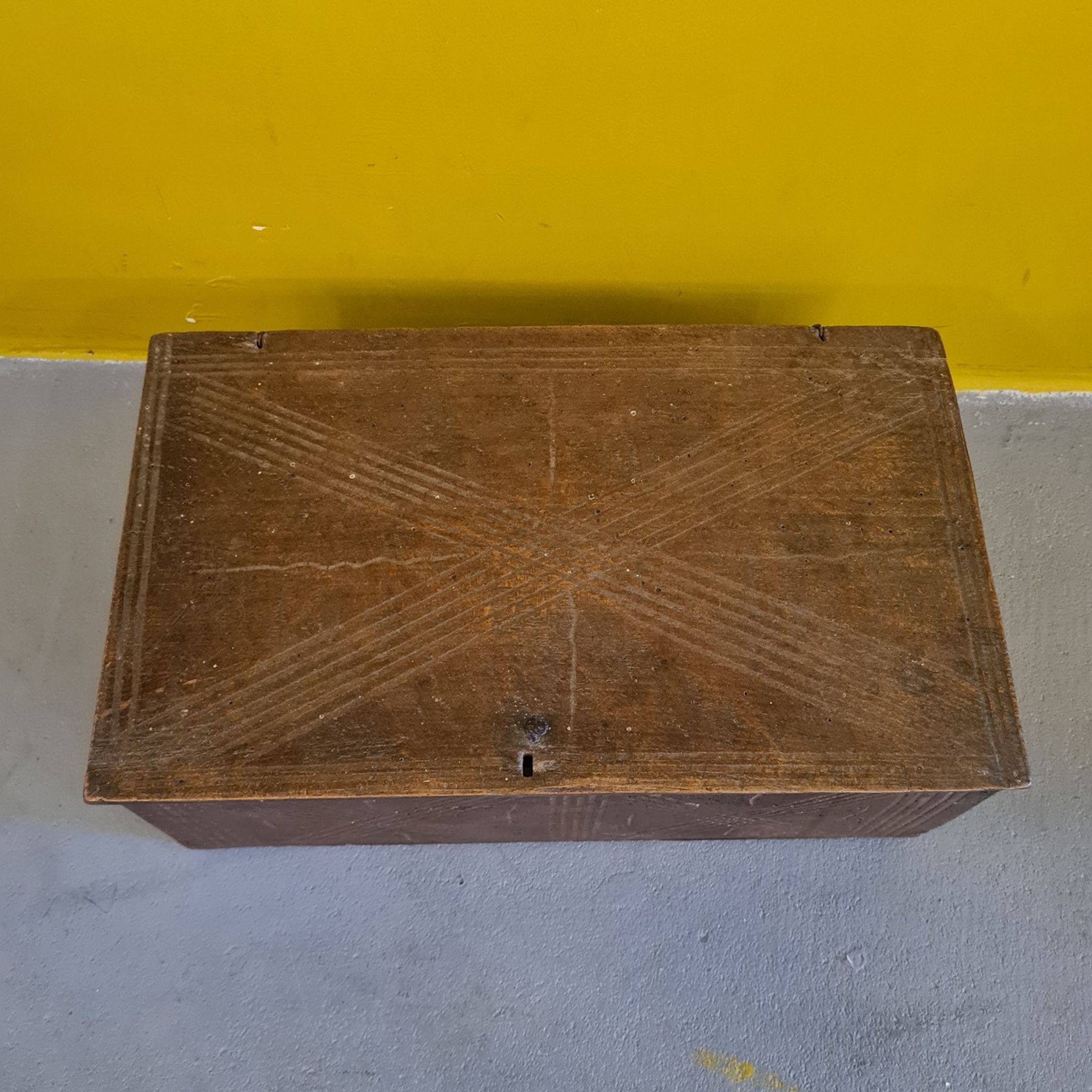 Antique French Wooden Box, from the 18th early 19th century.