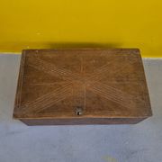 Antique French Wooden Box, from the 18th early 19th century.