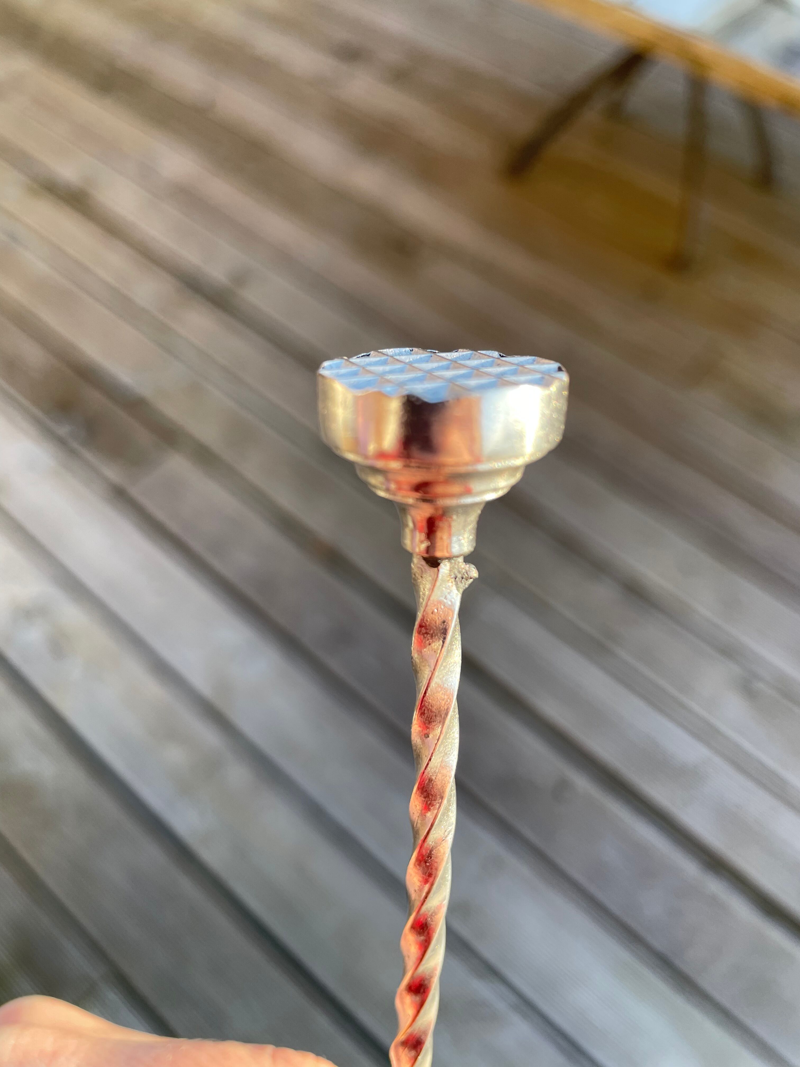 Cocktail spoon and pestle