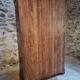 Antique French pine bonnetière – rustic country wardrobe – circa 1900–1920