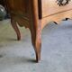 Commode 3 tiroirs arbalette Louis XV en noyer de 1960