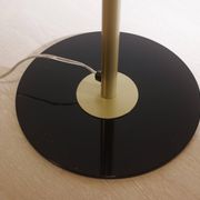 Lampadaire Coltrane - Éclairage de luxe moderne en laiton et noir mat
