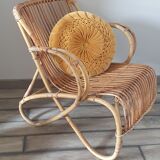 Rattan armchair