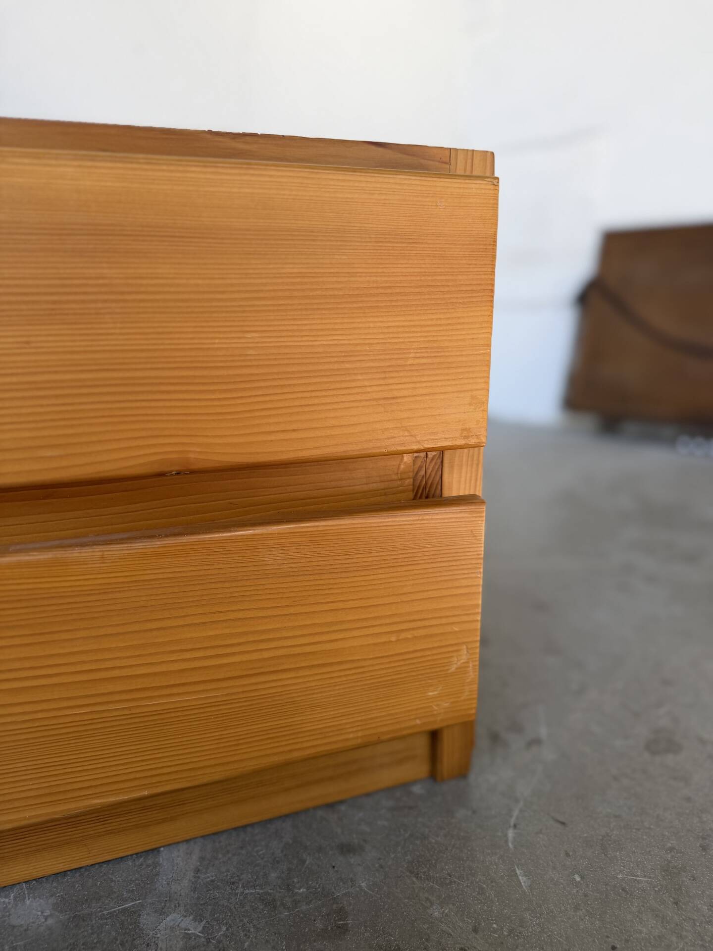 Bedside cabinet pine Maison Regain