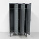 Industrial Steel Locker with 3 Doors
