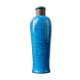 High vase turquoise bottle of Nils Khaler. Denmark 1965