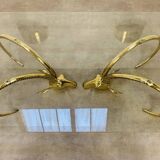 Hollywood Regency Ibex Coffee Table, Brass
