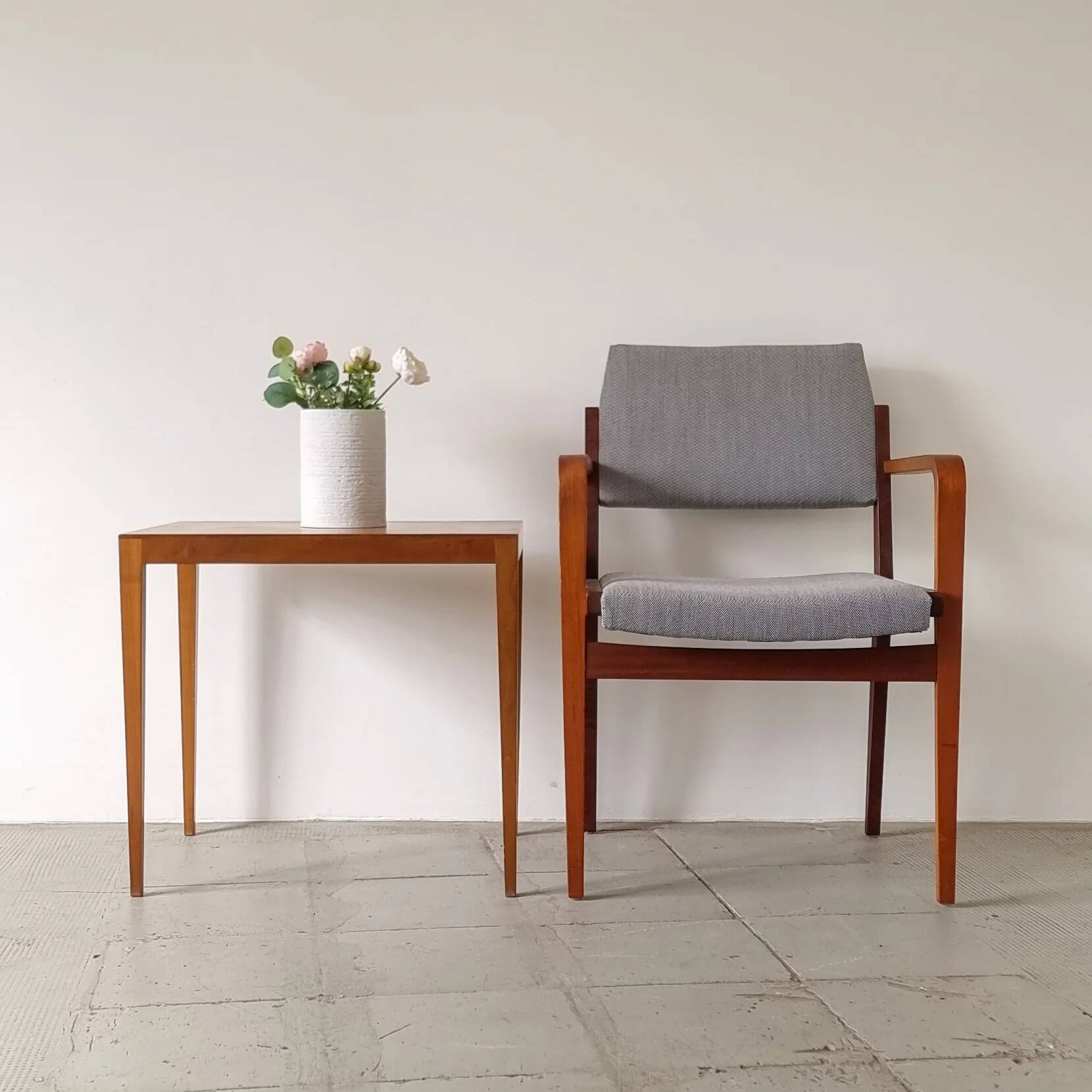 Mid-century Scandinavian armchair in teak