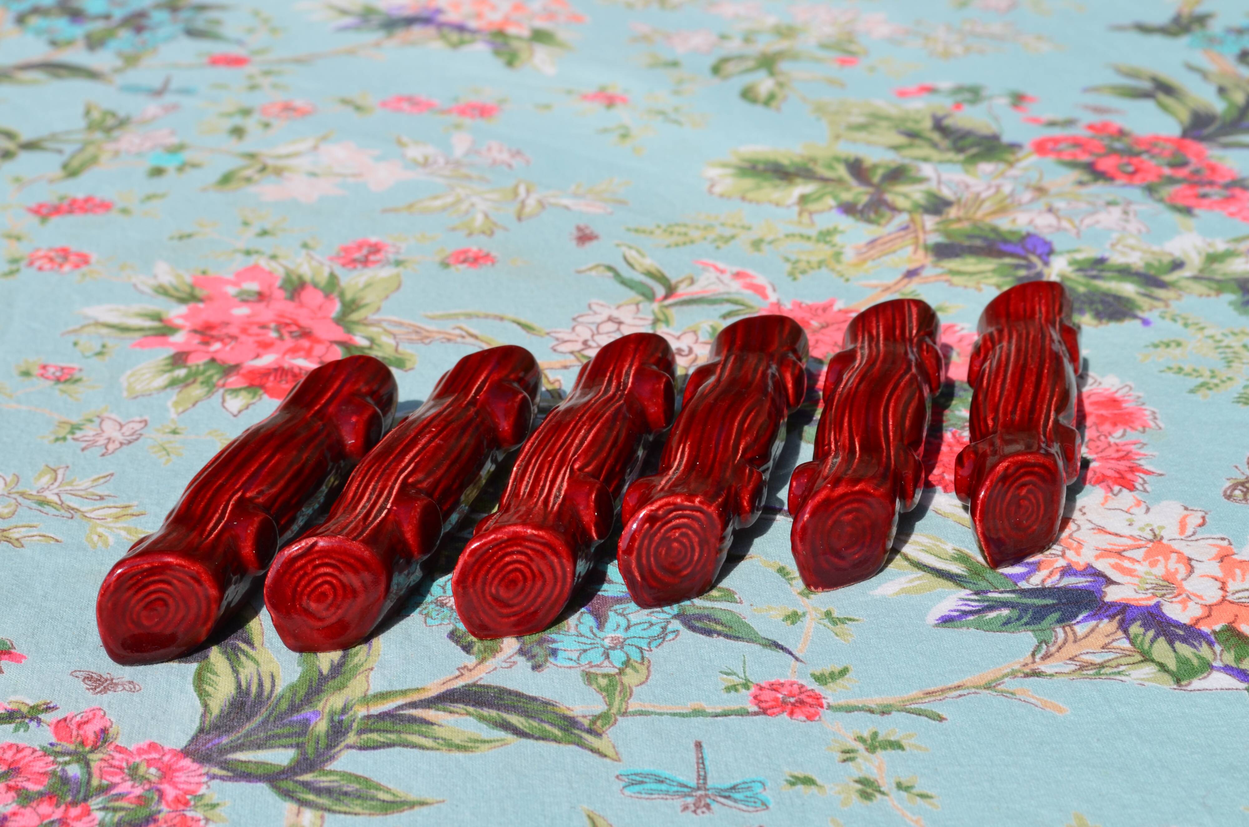 Set of 6 knife holders