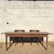 Table en bois pieds tournés