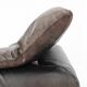 Fauteuil réglable Letaher Brutalist Wiener Werkstätte des années 1970
