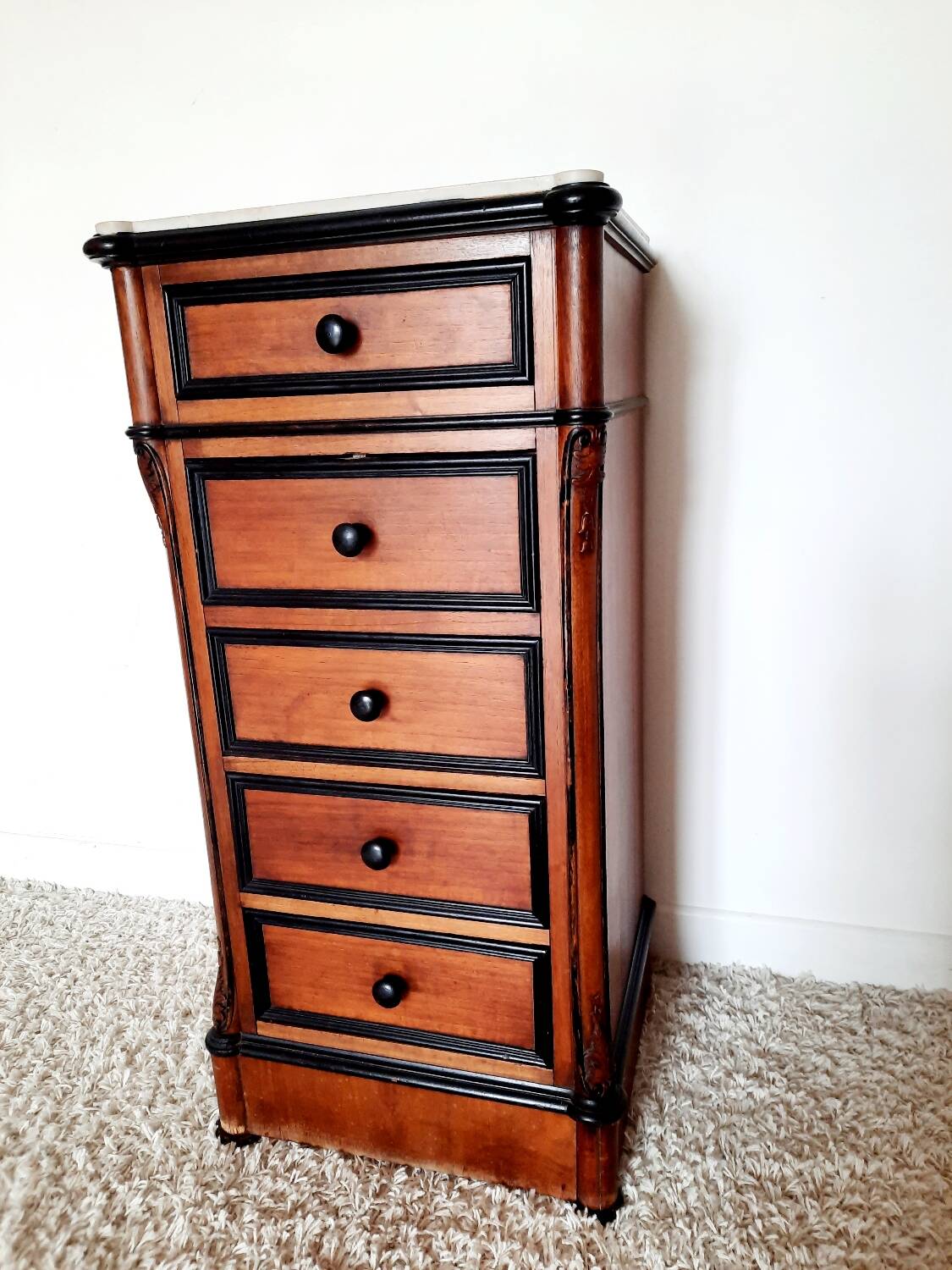 Commode ancienne haute