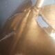 Wall light golden leaf