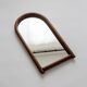 Miroir arche en bambou courbé, années 70