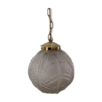 Suspension boulle en verre