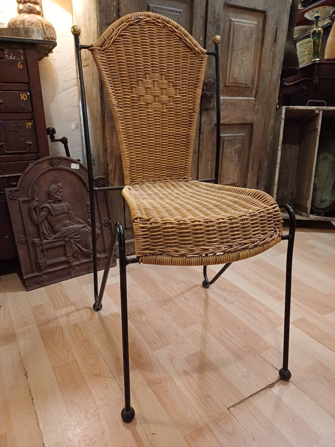 A chair by designer Frédéric Weinberg USA 1960, 70