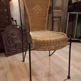 A chair by designer Frédéric Weinberg USA 1960, 70