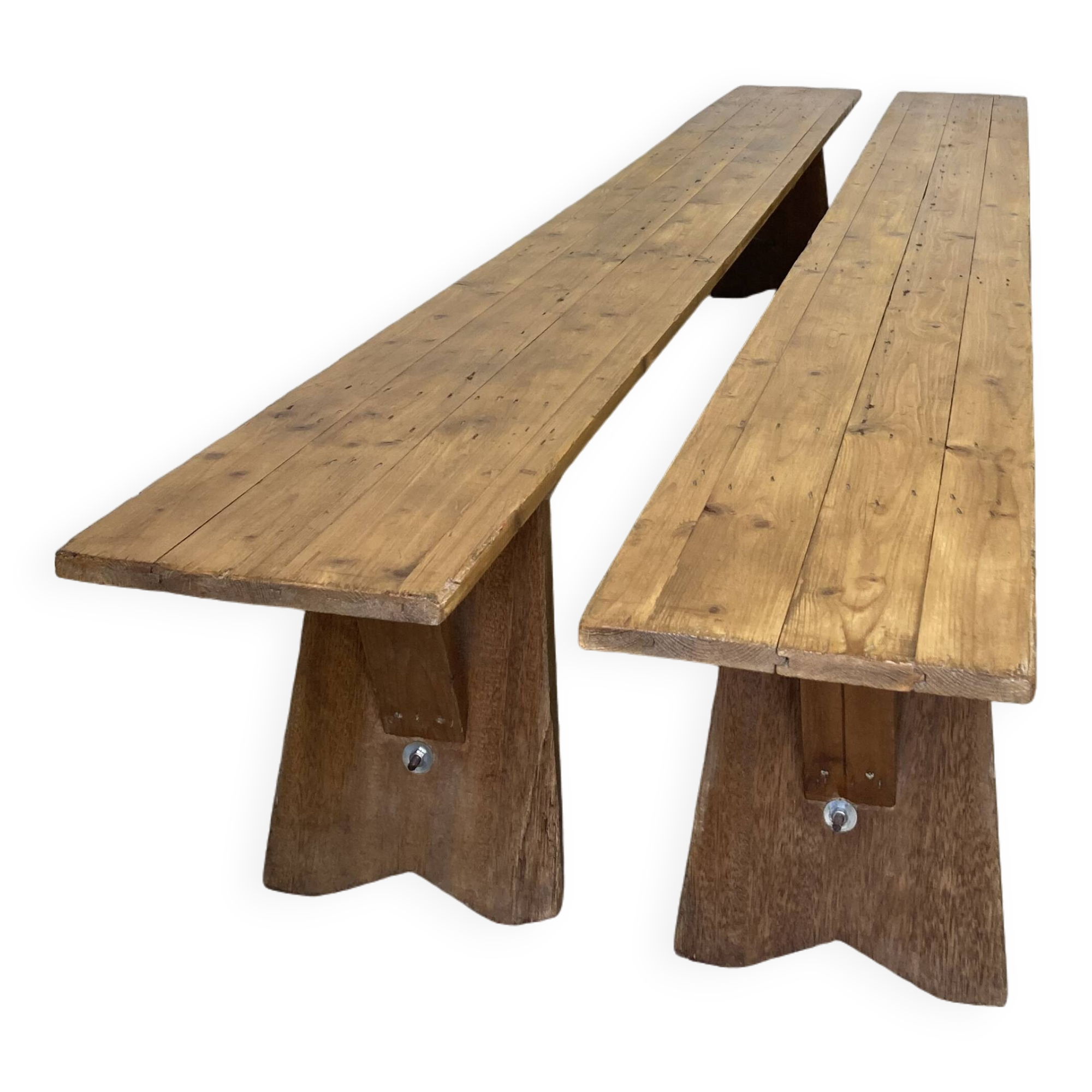Pair of 3m farm benches