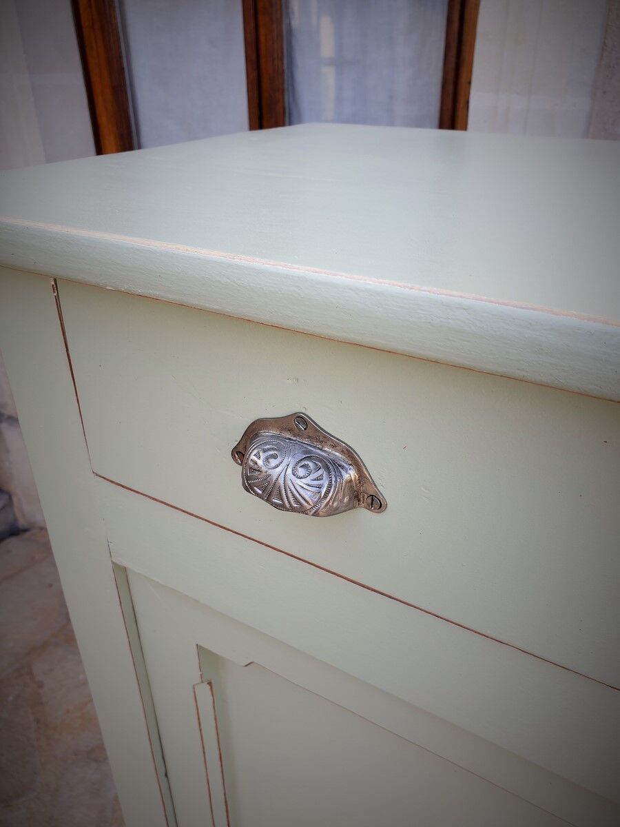 Painted old buffet