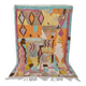 Berber bohemian handmade wool rug 250 X 150 CM