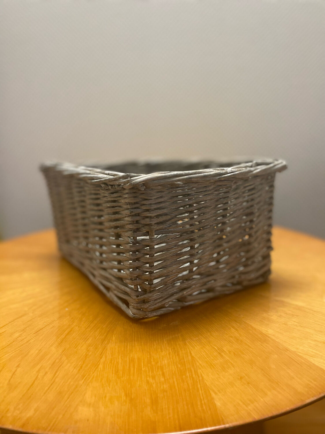 White grey baskets
