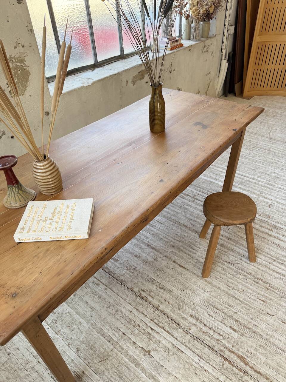 Cherry farmhouse table 1m8