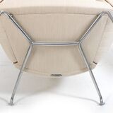 Early Pair Hans Wegner Queen Chairs by Johannes Hansen c.1960 / New Upholst