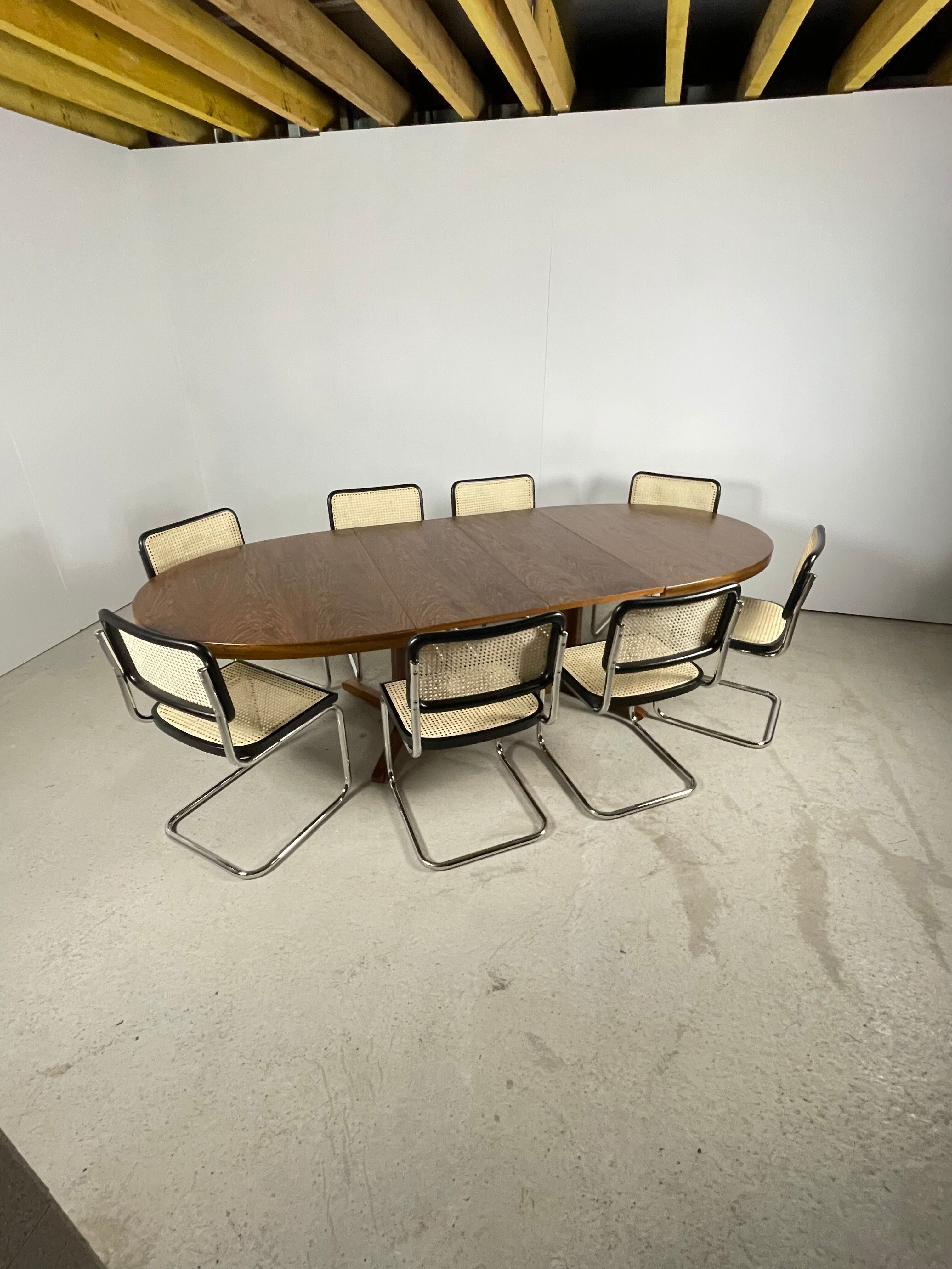 Large rosewood baumann table