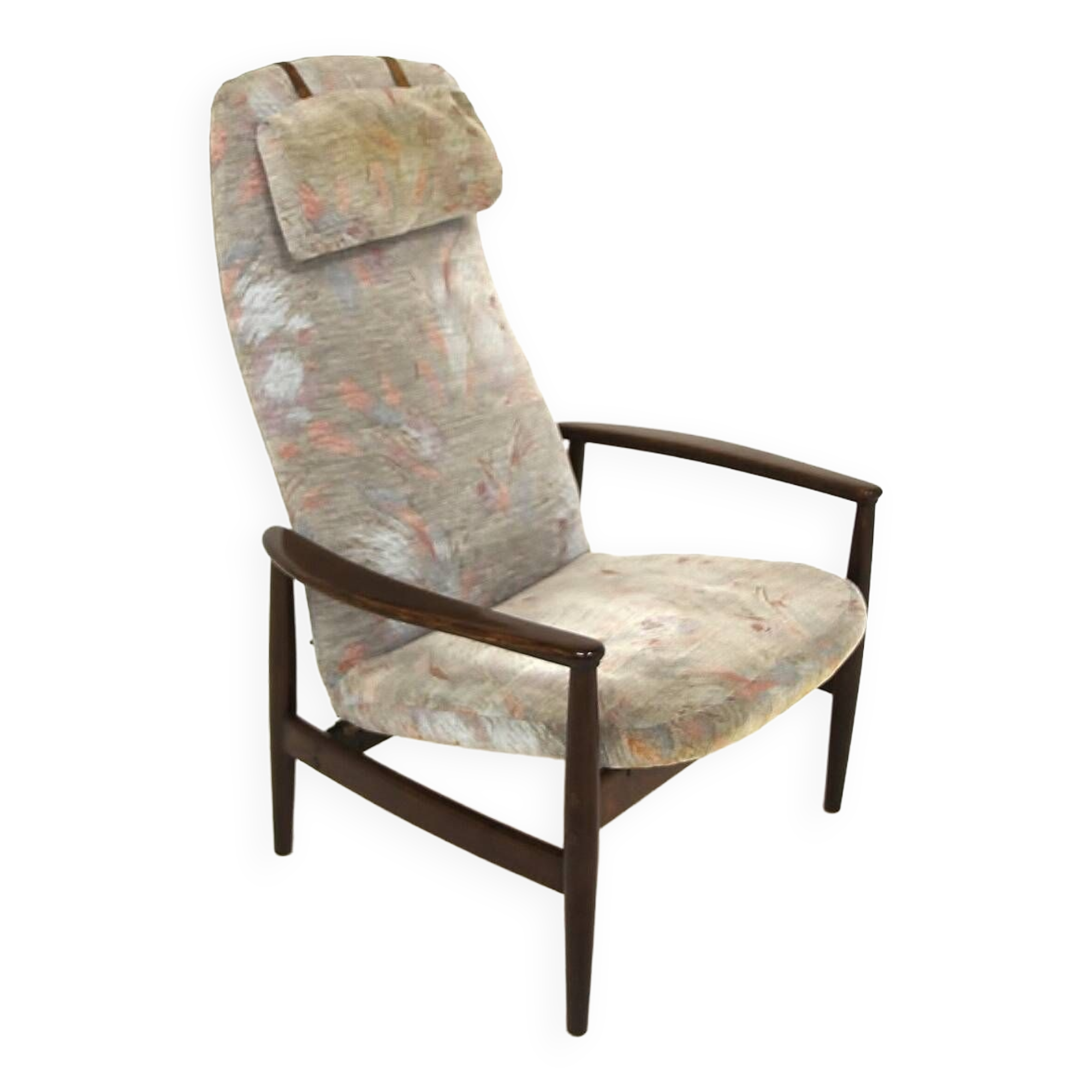 Fauteuil scandinave en hêtre, Suède, 1960