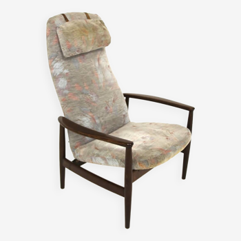 Fauteuil scandinave en hêtre, Suède, 1960