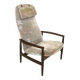 Fauteuil scandinave en hêtre, Suède, 1960