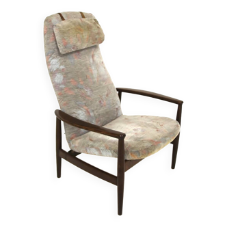 Fauteuil scandinave en hêtre, Suède, 1960