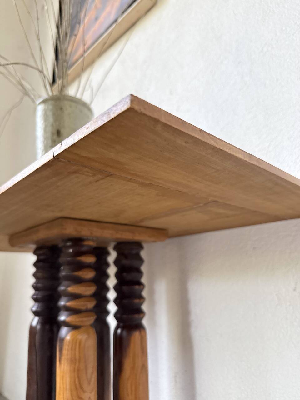 Dudouyt Courtray oak art deco console table