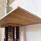 Dudouyt Courtray oak art deco console table