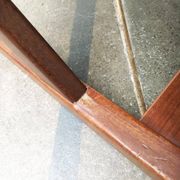 Danish rocking chair from the mid-century by Poul Volther for Frem Røjle.